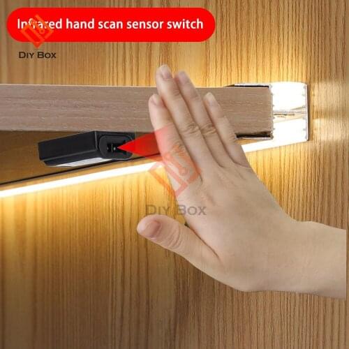 DC 5V-24V Infrared Hand Sweep Switch Infrared Blocking Proximity Switch With Intelligent Control 5014T 5014M