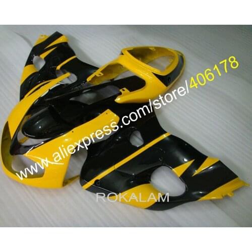 Cheap TL1000R 98-03 Fairing Set For Suzuki TL 1000R 1998-2003 Yellow Black Body Kits (Injection Molding)