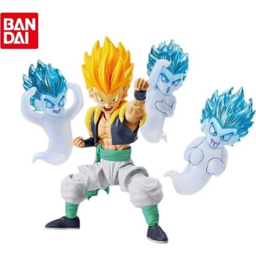 Bandai Genuine Assembly Model Figure Rise Standard Dragon Ball Z Super Saiyan Gotenks Anime Action Figure Toys Gifts for Kids