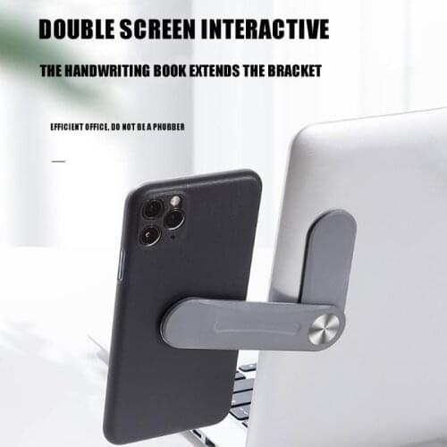 Magnetic Holder Pc Extension Bracket for phone Metal Magnet Phone Holder Laptop pc Stand Phone Accessories Support Telephone