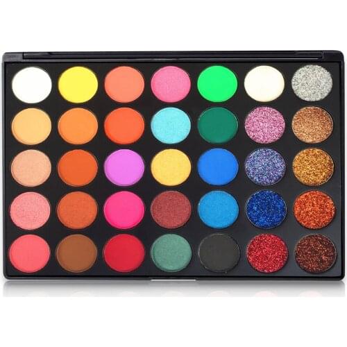 3 Pieces Matte Shimmer Glitter Eyeshadow Makeup Palette OEM Custom Printed Your Logo Cosmetic Set