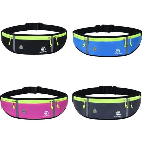 Multifunctional Invisible Outdoor Sports Cell Phone Fanny Pack Belt Pouch Portable Fitness Running Water Bottle Waist Bumbag