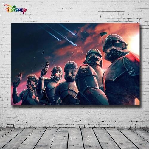 Popular TV Series The Bad Batch Star Wars HD Print Canvas Painting Poster Gift Decoration for Star Wars Fans Cuadros Decor