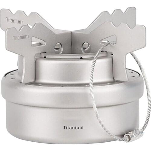 Portable Camping Alcohol Stove Rack Combo Set Mini Portable Liquid Alcohol Stove Accessories Tools