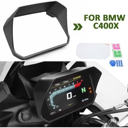 Instrument hat/sun Visor Motorcycle Instrument Hat Sun Visor Meter Cover Guard FOR BMW C400X C 400 X
