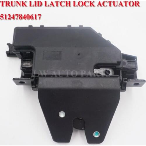 Trunk Lid Latch Lock Actuator TAILGATE BOOT MECHANISM for bmw e46 e60 e63 e64 e82 e88 e90 e92 z4 51247840617 51 24 7 840 617