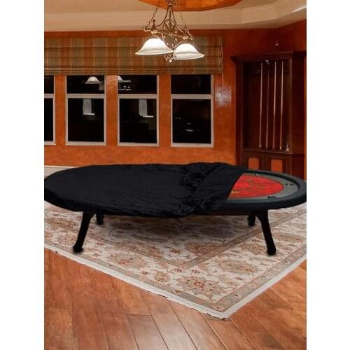 Poker Game Table Dust Cover Household Protective Cover Outdoor Patio Garden Black Furniture ​Proof Cover