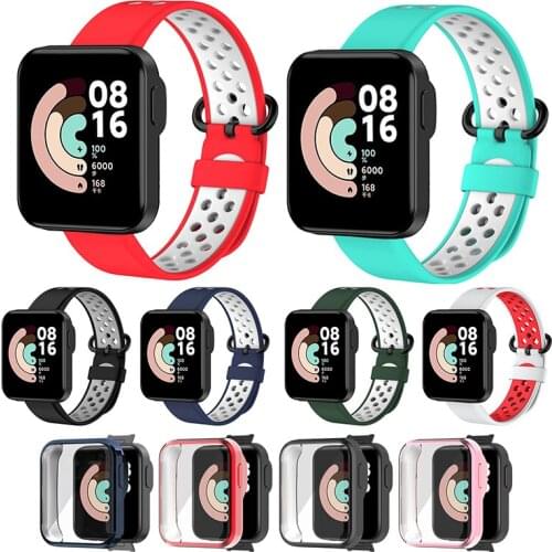 Sport Strap For XiaoMi Mi Watch Lite Strap Replacement Silicone Breathable Watchbands For Mi Watch Lite Watch Strap Bracelet