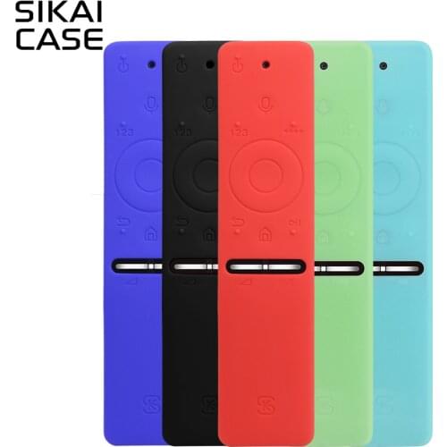 SIKAI New Design Soft Silicon Remote Controller Case for Samsung TV Smart VOICE VERSION for Samsung UA55KU6300J/UA55KU6880J Case