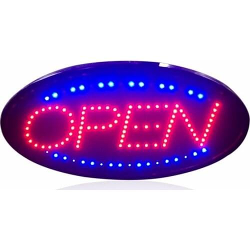 LED Open Sign Wall Hanging Lamp Waterproof High Bright Advertising Light KTV Bar Restaurant Store Billboard Decorative Lights