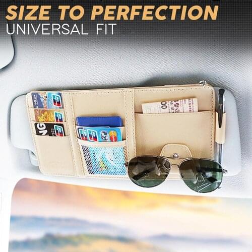 All-In-One Car Sun Visor Organizer Storage Bag Interior Car Accessories
