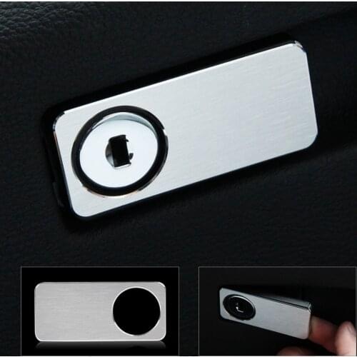DWCX Interior Glove Storage Box Lock switch Cover Trim Glove Box decoration Sequins for BENZ W204 W212 W218 C E GLK CLS Class