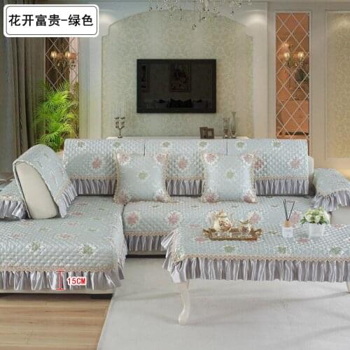 European style four seasons sofa cushion fabric modern minimalist anti-slip cushion sofa cover all-inclusive universal cover