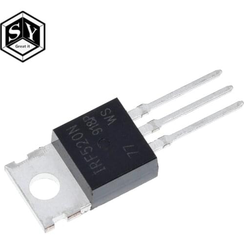 10PCS IRF520 IRF520N TO-220 N-Channel IR Power MOSFET New original