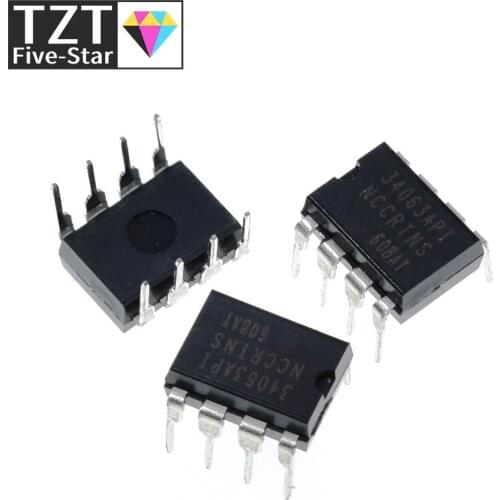 10PCS MC34063API MC34063 34063 DIP8 DIP Boost or buck power DC/DC converter