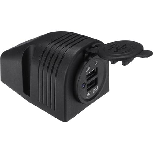 12V 24V Dual 3.1A USB Port Socket Caravan Camper Van Boat Motorhome Car USB Charger Power Adapter Socket Plug