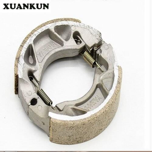 XUANKUN Motorcycle Accessories 125 YBR125 JYM125 Rear Brake Block Leather Brake Shoe