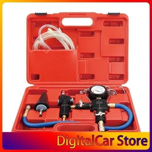 Auto Water Tank Pressure Gauge Water Tank Leak Detector Water Tank Coolant Antifreeze Vacuum Replacement Filler Tool