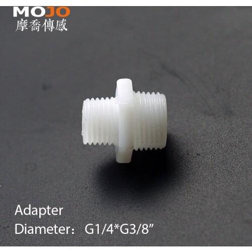 Free shipping! MJ-G1/4xG3/8 PE material G1/4 to G3/8 (100pcs/lots) plastic pipe fitting reducing union parts