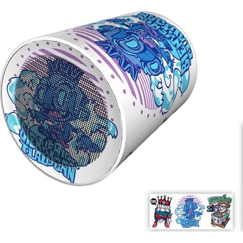 Painting Bluetooth 5.0 Speaker Custom Service Acceptable Photos Mini Portable Column Subwoofer TWS Wireless Phone Music Stereo