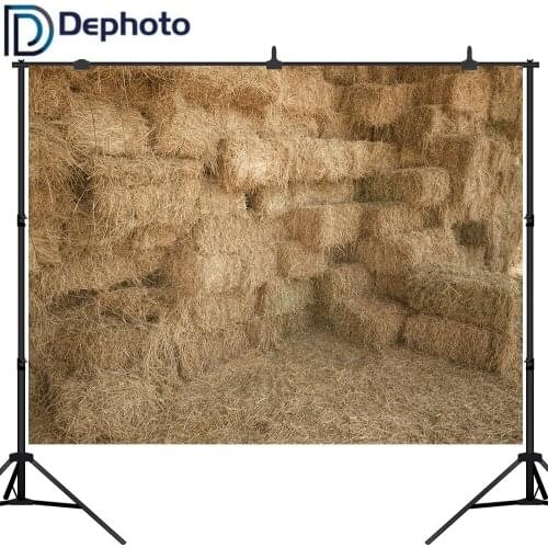 Dephoto Haystack Photographic Backgrounds Granary Rural Room Baby Children Portrait Scene Photography Backdrops For Photo Studio