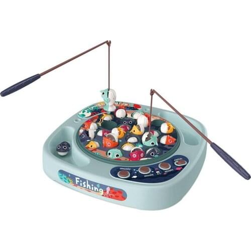 Childrens fishing game music fish multicolor fish Kids Fishing Game Children Multicolored Magnetic Fishing Toys