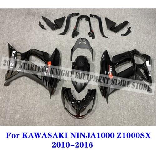 For Kawasaki Z1000SX Z1000sx 2010- 2016 2015MotorcycleABS Injection Molded Body Black Full Car Shell Protective Fairing Kit10-16
