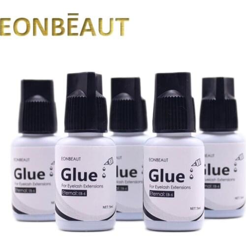 EONBEAUT New Label Eyelash Extension Glue Ultra Allure Type 2s Fast Drying Glue Black Cap Makeup Tools for Professional 6-7weeks