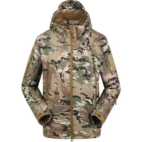 Jacket Lurker Shark Skin Soft Shell V5 Military Tactical Jackets Men Outdoor Waterproof Windproof Coat Army Camo CP ACU Clothing