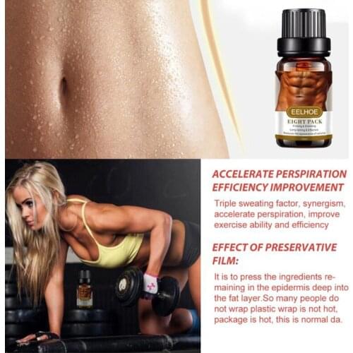Powerful Abdominal Muscle Essential Oil Loss Weight Belly Fat Burner Burning Firming Shaping Stronger Muscles Slim Massage Oil