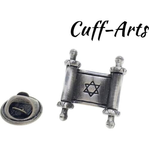 Brooch Lapel Pin For Men Pins and Brooches Jewish Religion Lapel Pin Badge Jewelry Broche PIN de la solapa By Cuffarts P10186