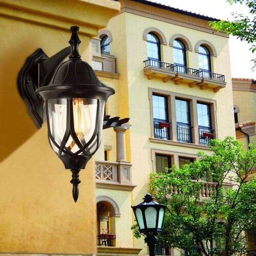 Outdoor Wall Lamps balcony Continental style wall lamp waterproof LED courtyard lamp villa corridor retro outdoor LU630208 ZL391