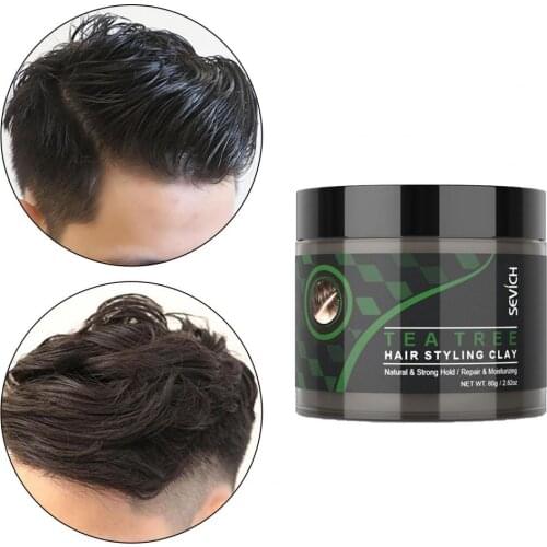 SEVICH 80g/Box Hair Wax Universal Long Lasting Gentle Hair Styling Clay Cream Hair Wax for Adult