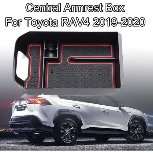Car Central Armrest Box Stowing Tidying Center Console Organizer for Toyota RAV4 2019 2020 RAV 4 Car Interior Accessories