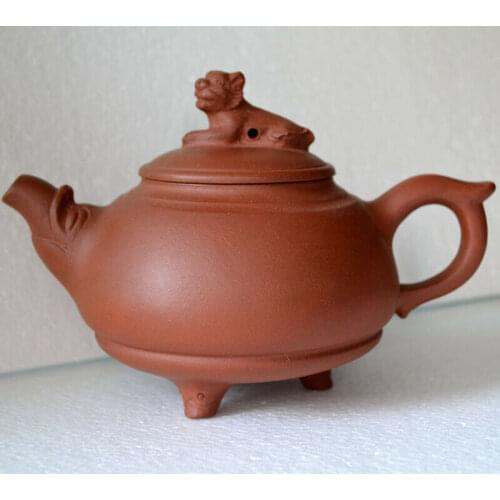 Yixing purple clay Teapot 250ml Chinese Zisha tea Pots Elephant tiger handmade