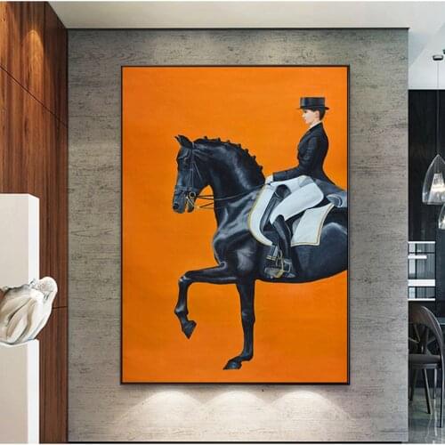 New 5D DIY Diamond Paintings Riding Man Full Drill Mosaic Resin Embroidery Pattern Resin Stones Handcrafts 3d Cross Stitch Kits