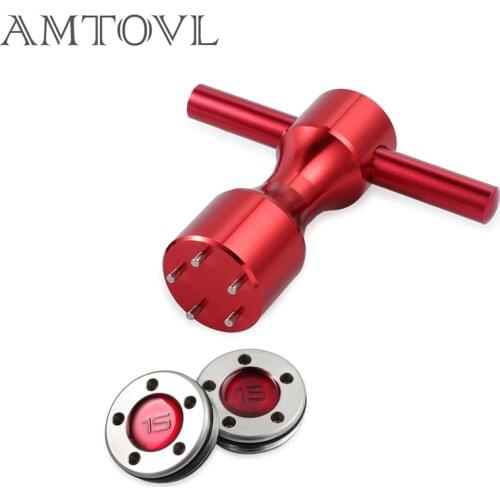AMTOVL 2Pcs Golf Custom Weights 15g Stainless Steel + 1 Red Wrench For Titleist Scotty Cameron Putters And California Series