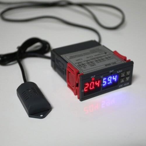 Digital Thermostat Humidistat Humidity & Temperature Controller AC 110V 220V 10A