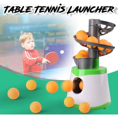 Mini Table Tennis Robot Parent-child Student Sender Pitching Serve Machine Trainer Gift Racquet Sport