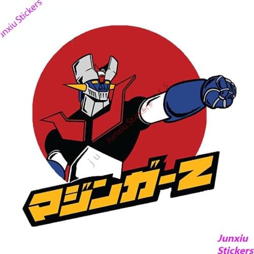 Mazinger Z Personality Car Stickers Waterproof Sticker Styling Anime Decal Car Accessories Scratch-Proof Fine Decor PVC13x13cm
