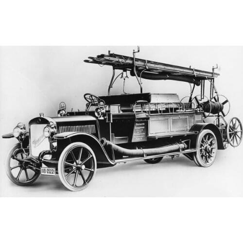 Canvas Painting Fire Fighting Pump truck emergency firetruck Home Decoration Canvas Poster Print