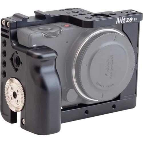 Nitze Camera Cage Kit for Sigma FP Camera Sigma FP Cage with Cold Shoe and ARRI Rosette - TP-FP
