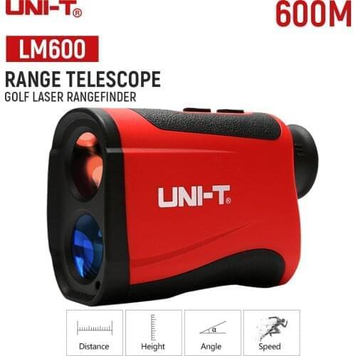 UNI-T 600M Golf Laser Rangefinder Hunting Monocular Digital Distance Meter Roulette Tape Measure