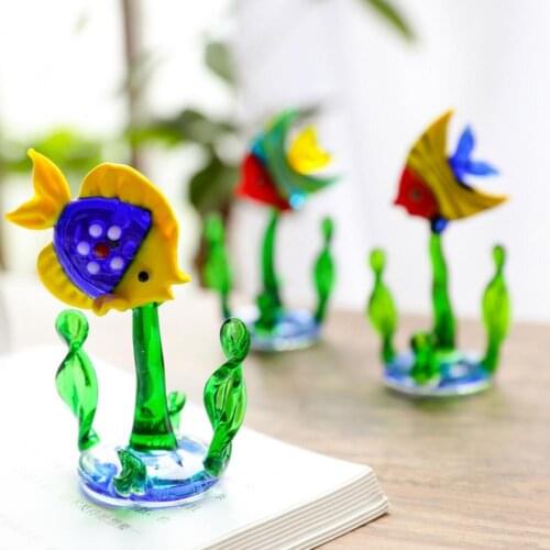 Lightweight Beautiful Aquarium Miniature Fish Figure Compact Fish Model Fine Workmanship for Garden Decor