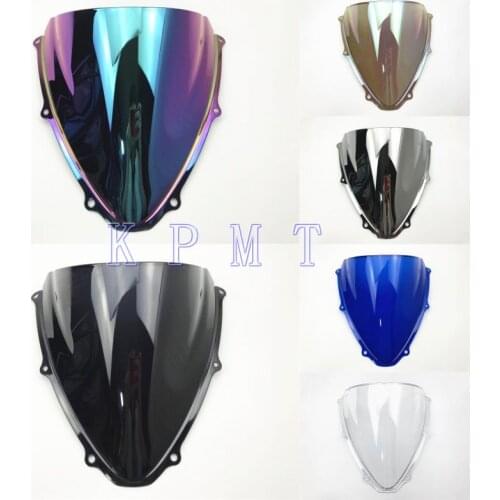 For Suzuki GSXR 600 750 R gsxr 600R 750R K6 2006 2007 k6 06 07 Clear Windshield WindScreen Double Bubble