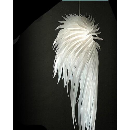 Modern feather chandelier dining room bedroom hotel decoration engineering angel wings chandelier CD50 W07
