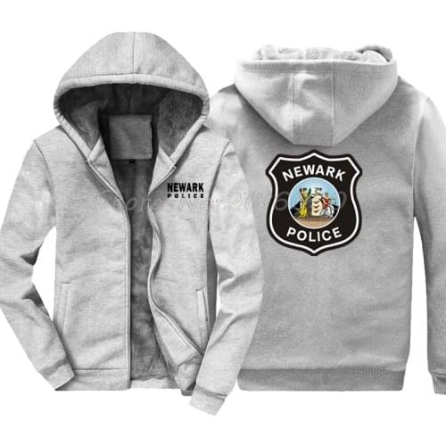 Fashion Police Department Ontario, Cape Coral, Newark Police Print Sweatshirt Cool Jackets Tops Harajuku Streetwear hoodies