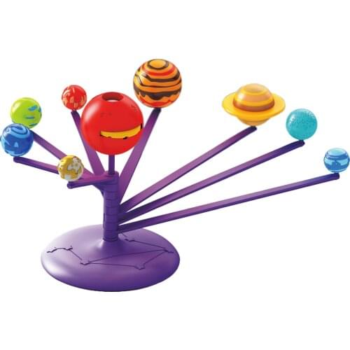 Solar System Model Kit DIY Painting Planetarium Building Kit Gift For Kids D50