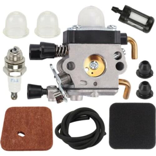 For Stihl HT75 Carburetor kit HS80 FS74 For zama C1Q-S66 Primer bulb Spark Plug