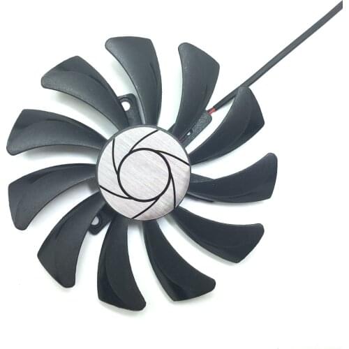 85MM 0.57A 2Pin PC Cooling fan GPU Cooler Fan For MSI Geforce GT 1030 2G OC GTX 1050Ti 4G OC Graphic Card Cooling HA9010H12F-Z